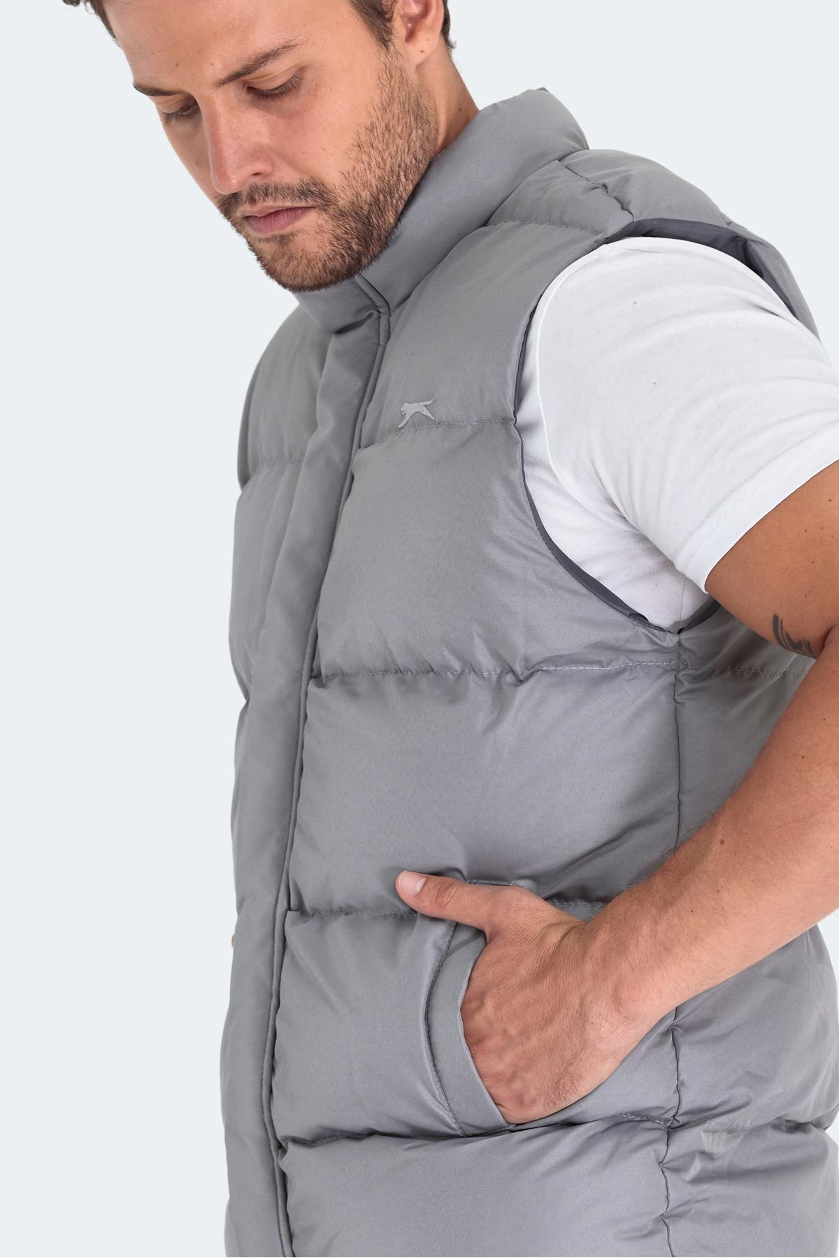 SLAZENGER HEIDA Erkek Yelek Koyu Gri görsel 5