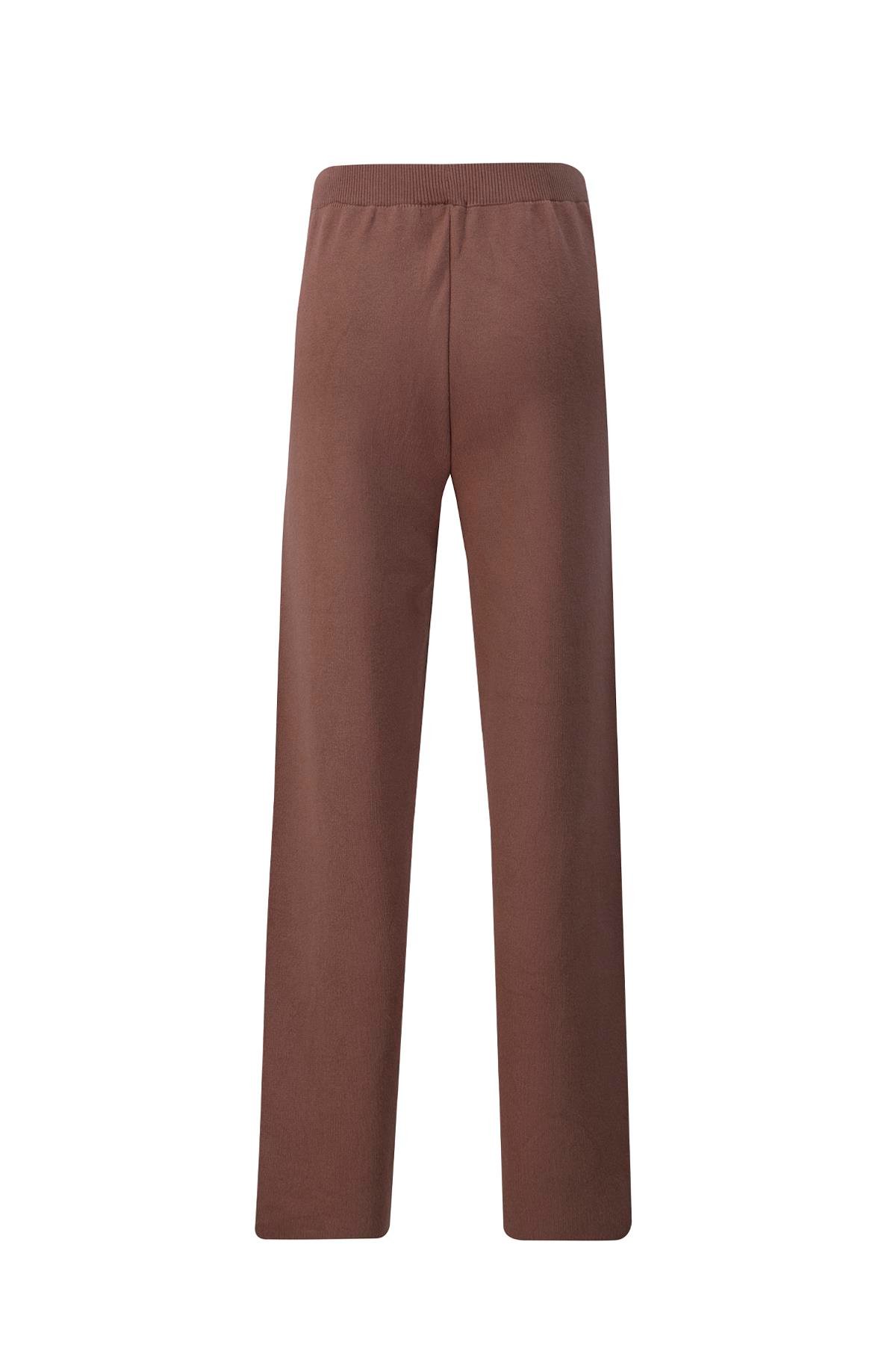 ARMİNE Pantolonlu Triko Takım 24Kd4219 Acı Kahve görsel 8