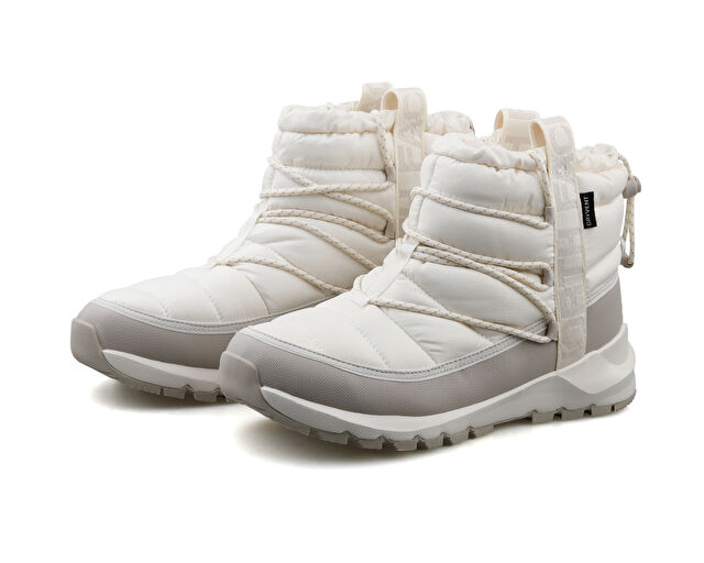 The North Face W Thermoball Lace Up Wp Kadın Kar Botu NF0A5LWD32F1 Krem görsel 4