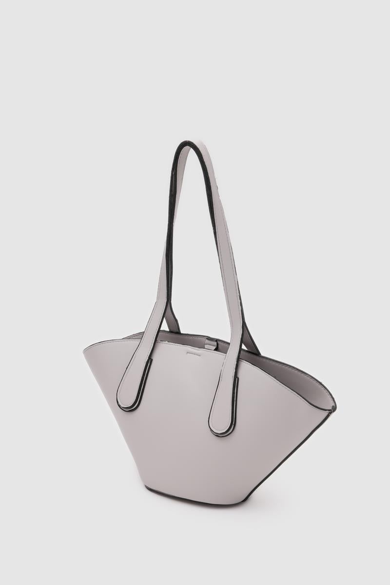 Shulebags Marta Omuz Çantası Gri görsel 3