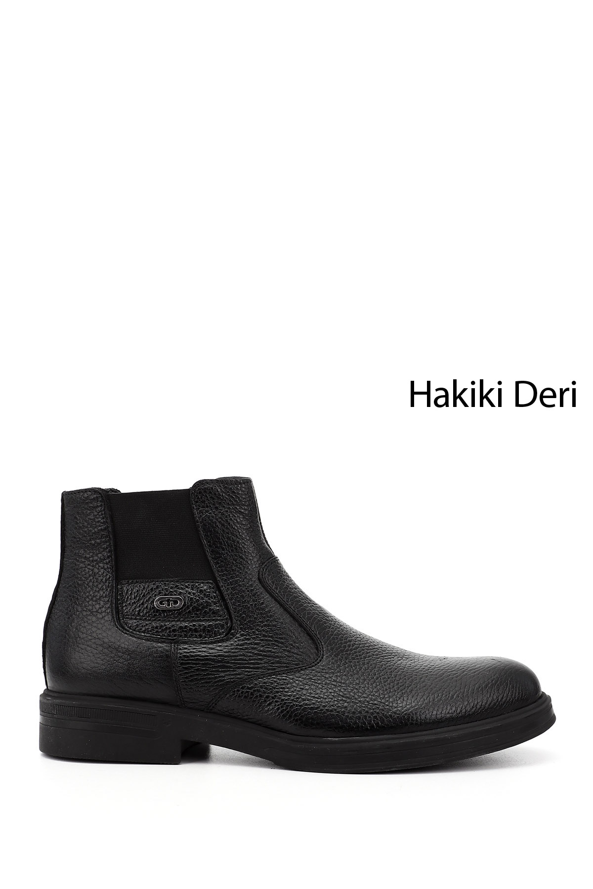 GÖNDERİ(R) Erkek AÇIK SİYAH Hakiki Deri Fermuarlı Bot