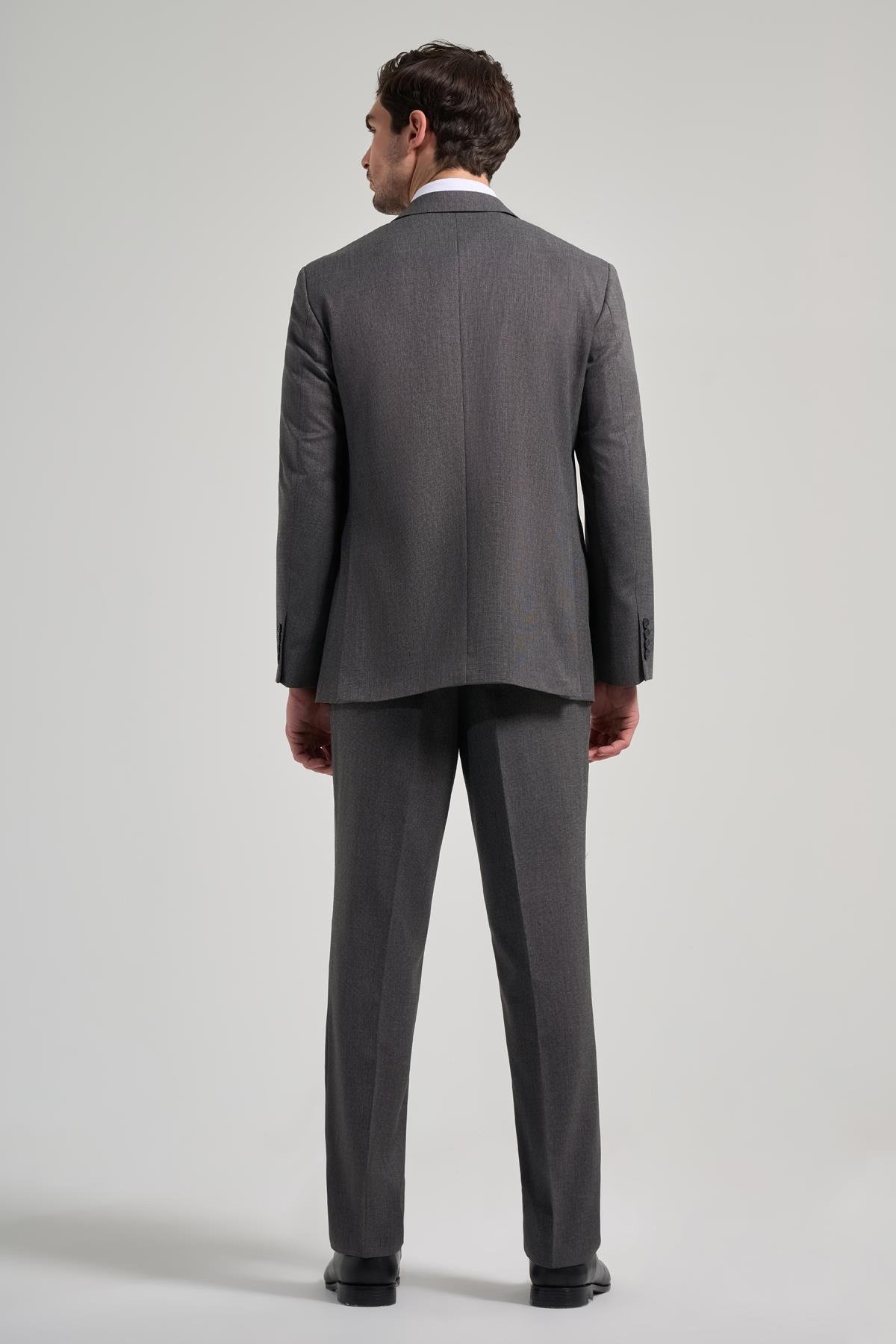 İMZA Bez Ayağı Mono Yaka Tam Astar Esnek 4 Drop Comfort Fit Takım Elbise 1001250169 görsel 5