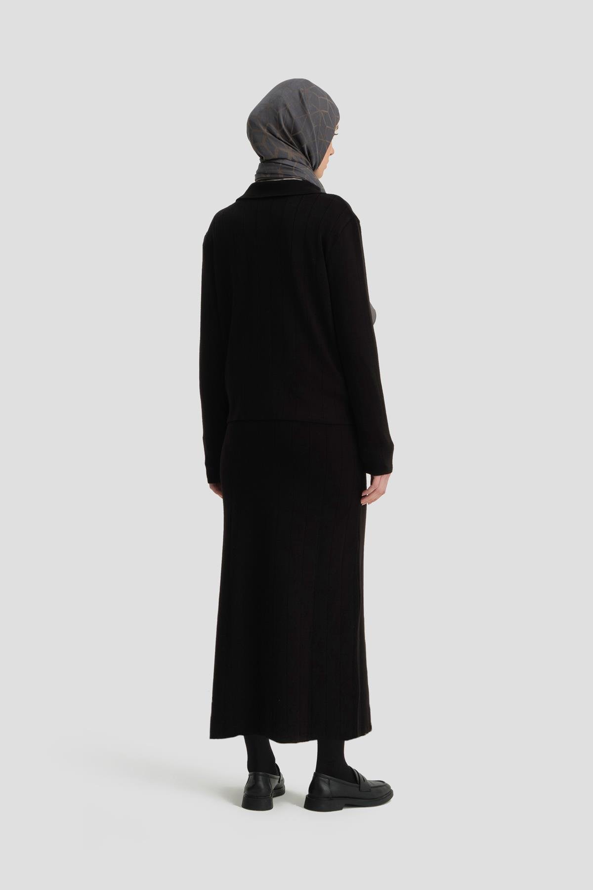 ARMİNE Triko Takım 24Kd4204 Siyah görsel 5