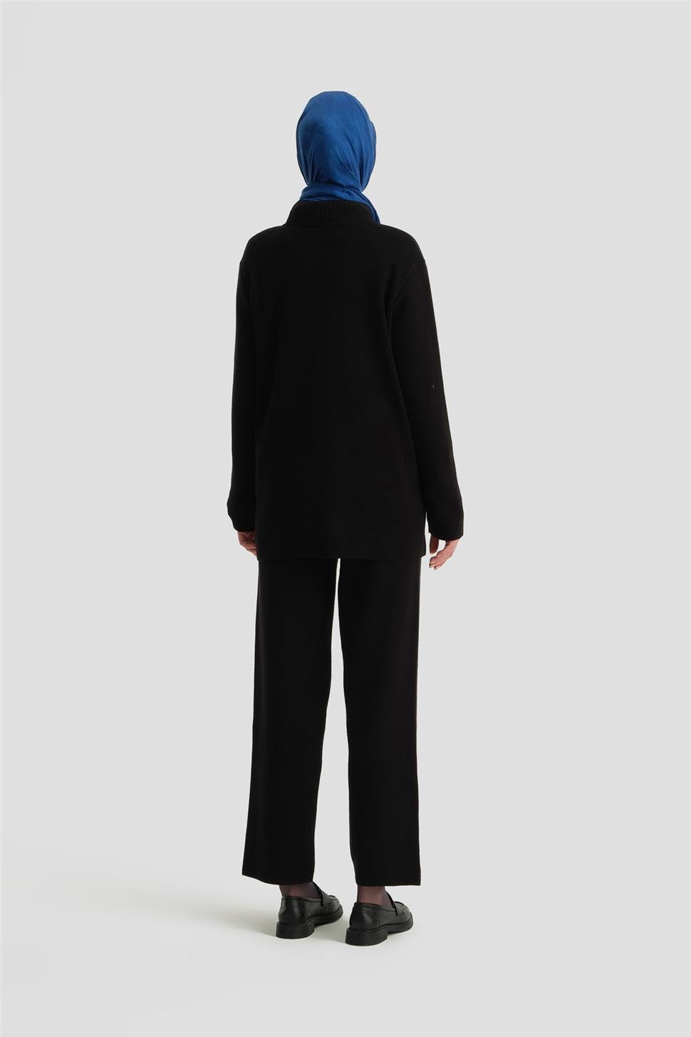 ARMİNE Pantolonlu Triko Takım 24Kd4219 Siyah görsel 4