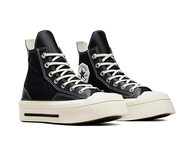 Converse Chuck 70 De Luxe Squared Kadın Günlük Ayakkabı A06435C Siyah görsel 2