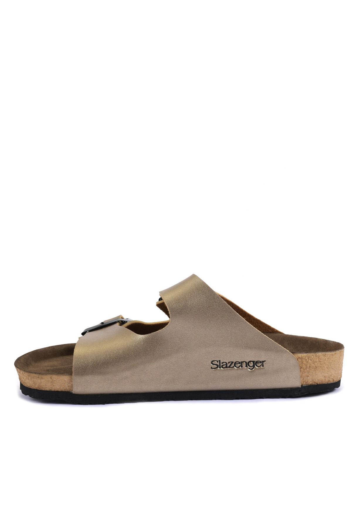 SLAZENGER Kadın Terlik Altın görsel 4