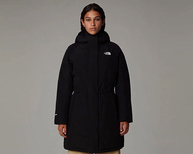 The North Face W Brooklyn Parka Kadın Outdoor Montu NF0A4M8X4H01 Siyah görsel 4