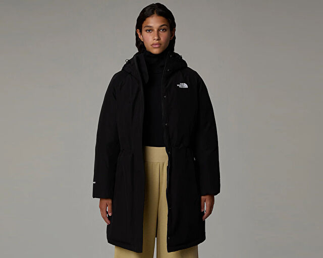 The North Face W Brooklyn Parka Kadın Outdoor Montu NF0A4M8X4H01 Siyah görsel 6