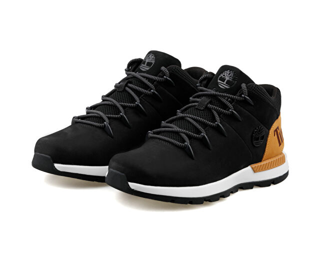 Timberland Mid Lace Up Sneaker Erkek Trekking Bot Ve Ayakkabısı TB0A24AB0151 Siyah görsel 3