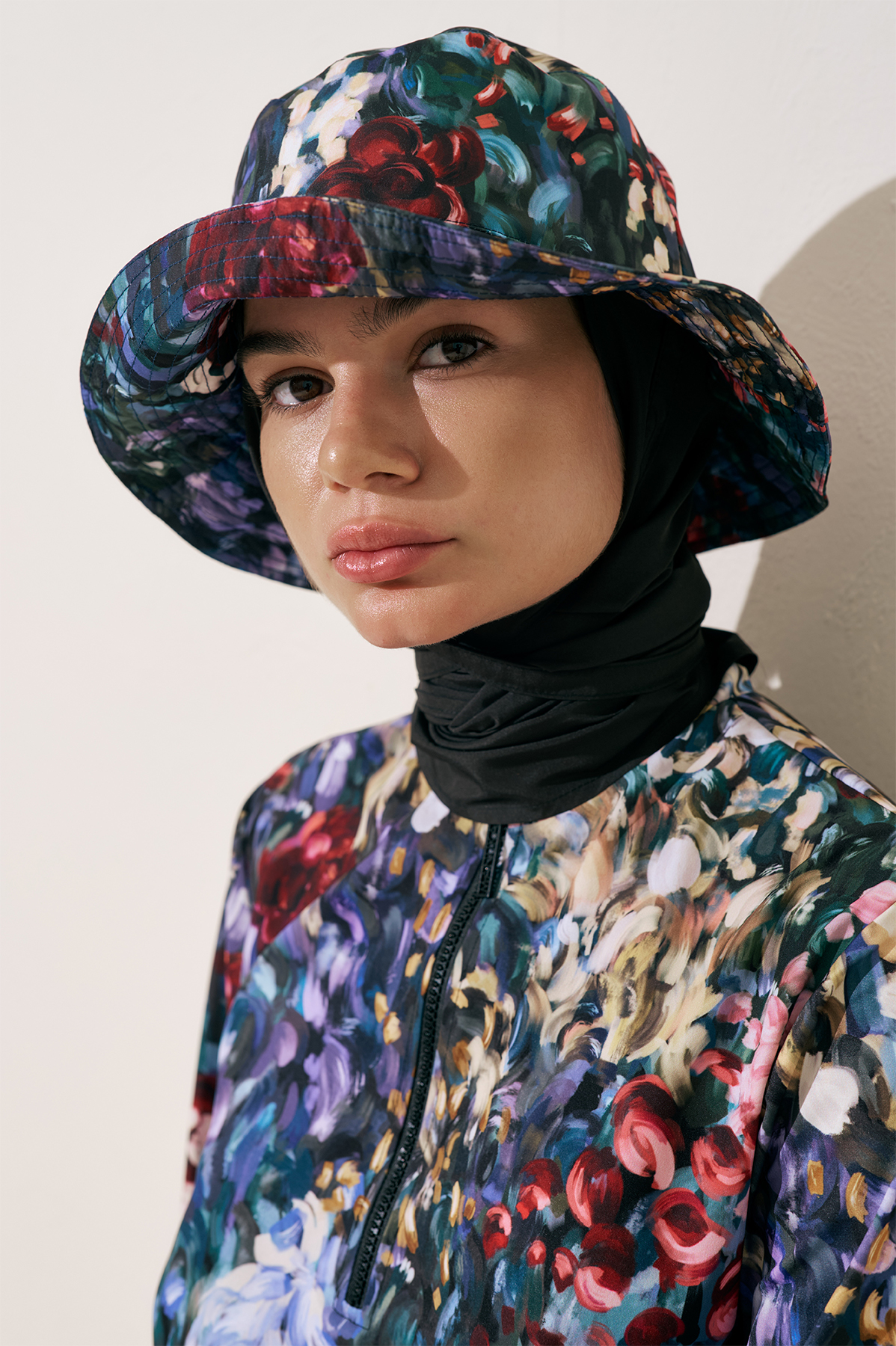 Manuka Eşarp Detaylı Bucket Şapka Color Palette