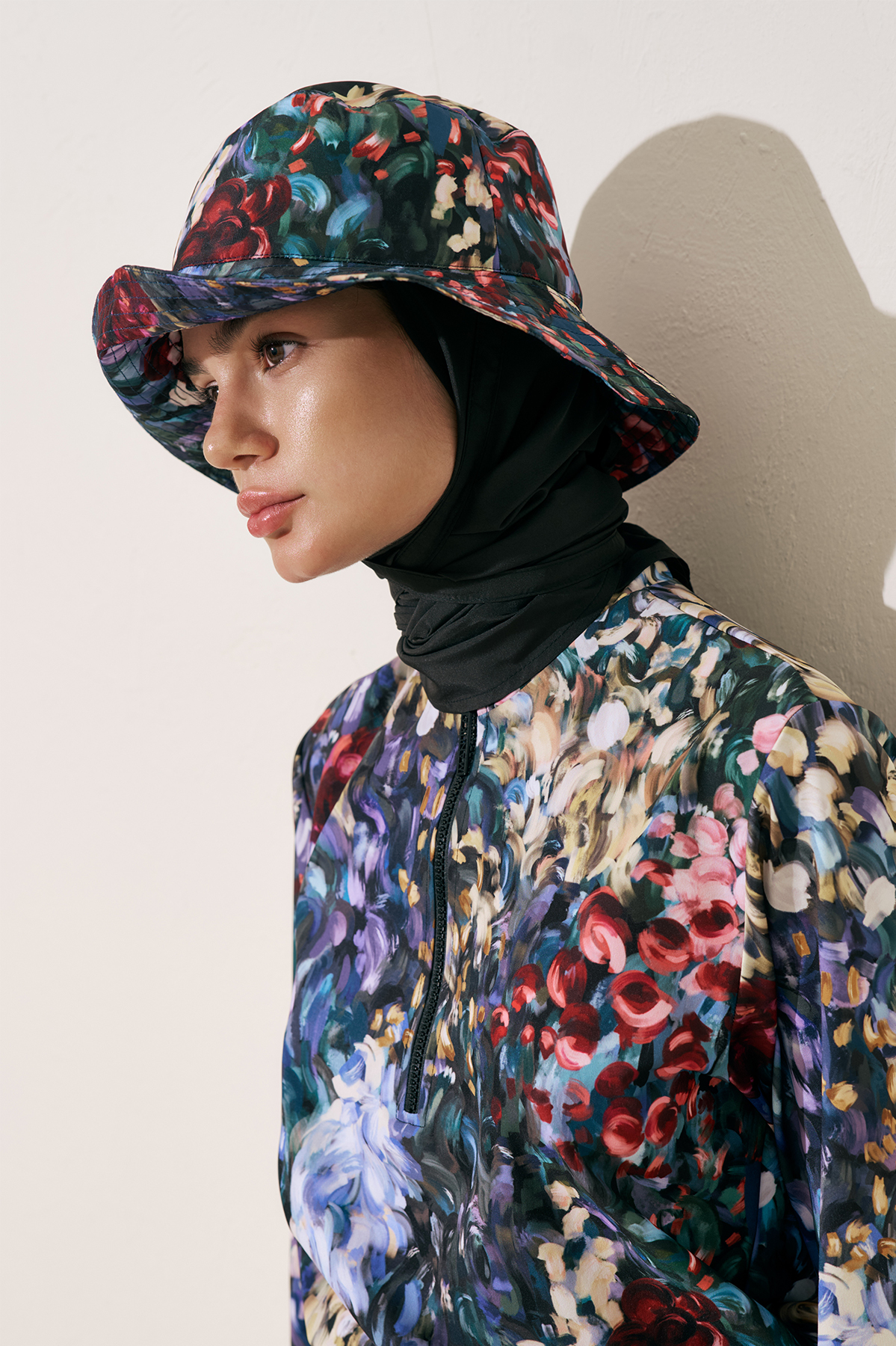 Manuka Eşarp Detaylı Bucket Şapka Color Palette görsel 2