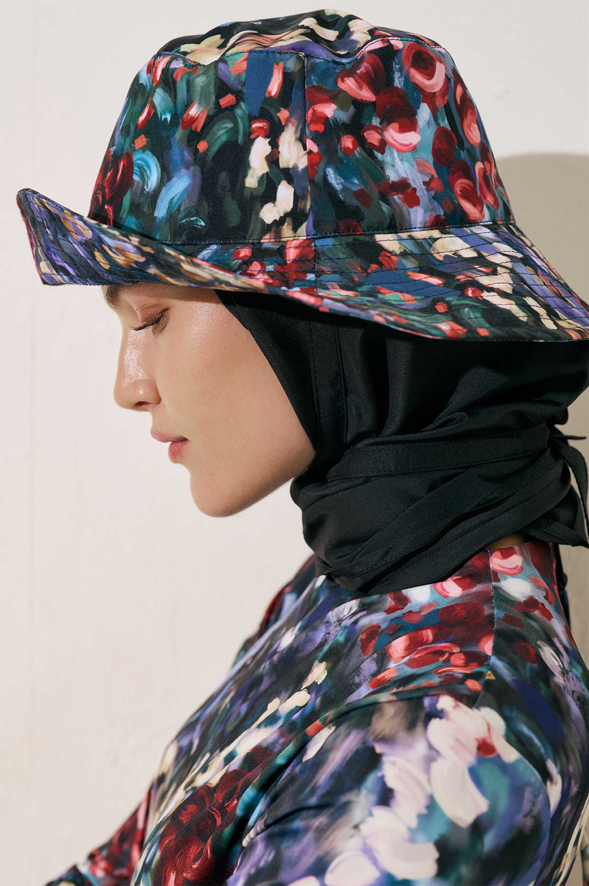 Manuka Eşarp Detaylı Bucket Şapka Color Palette görsel 4