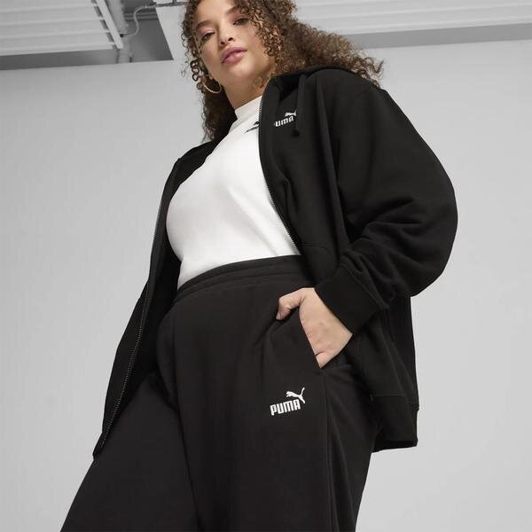 Puma Essentials No.1 Logo Kadın Siyah Eşofman Altı görsel 3