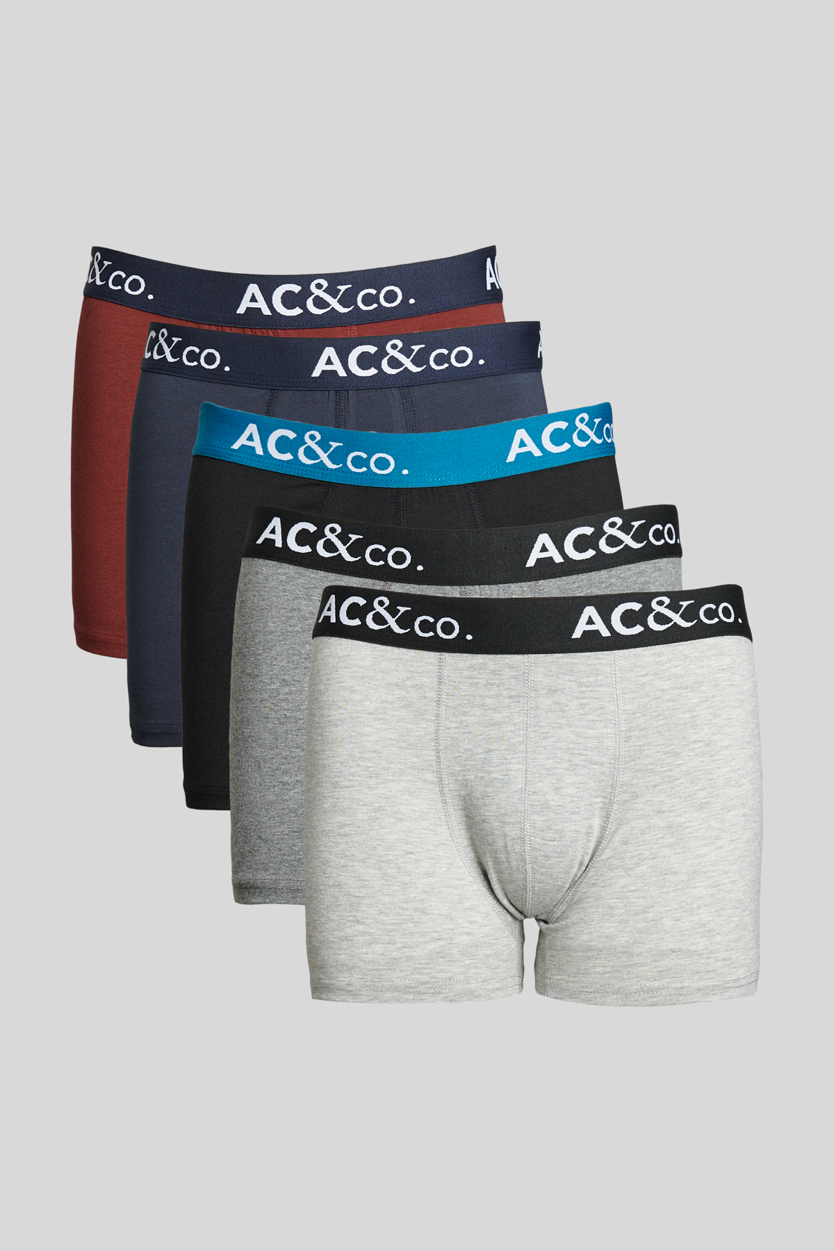 AC&Co / Altınyıldız Classics Erkek Karışık 5'li Boxer Paketi