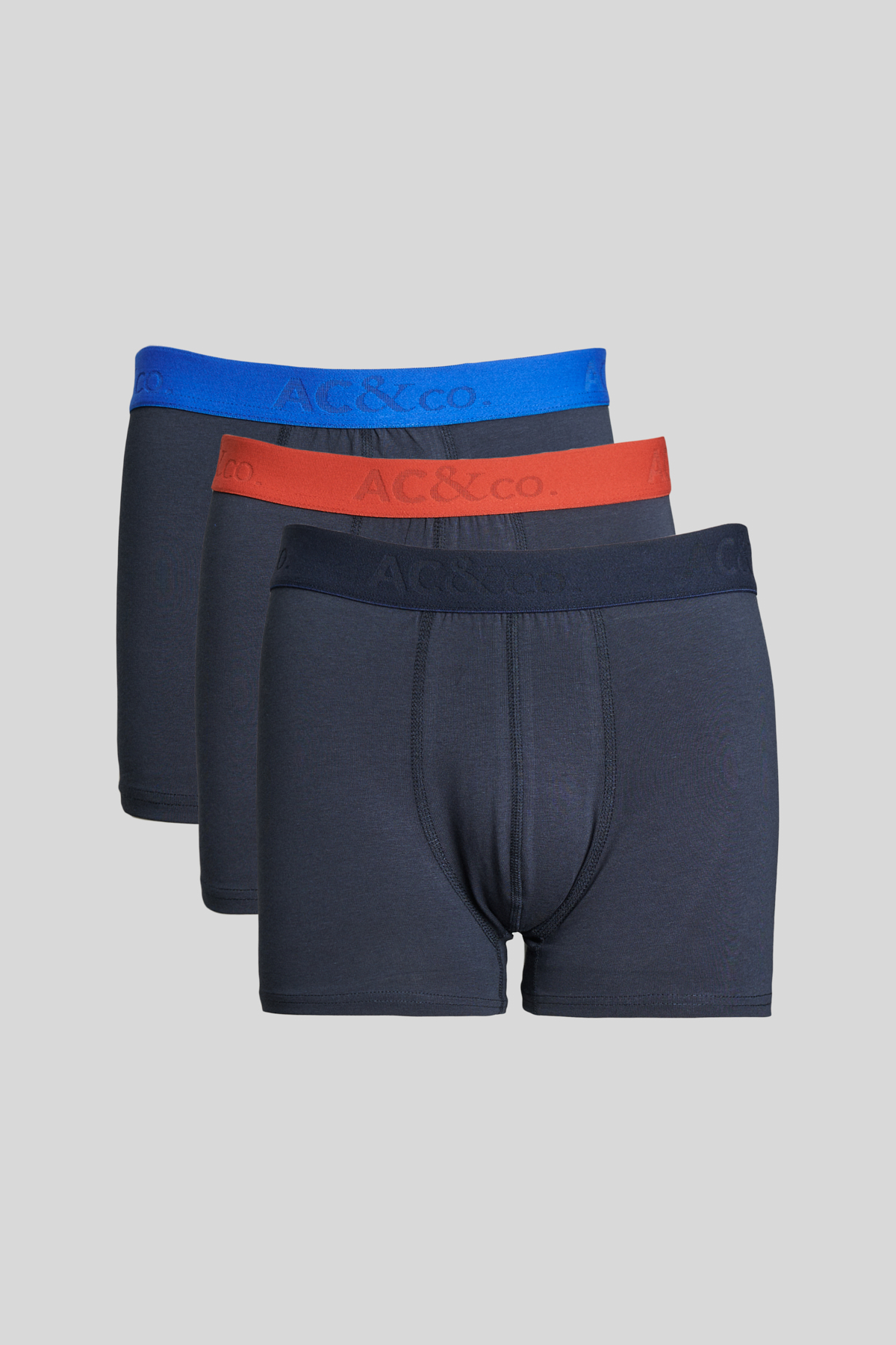 AC&Co / Altınyıldız Classics Erkek Lacivert 3'lü Boxer Paketi