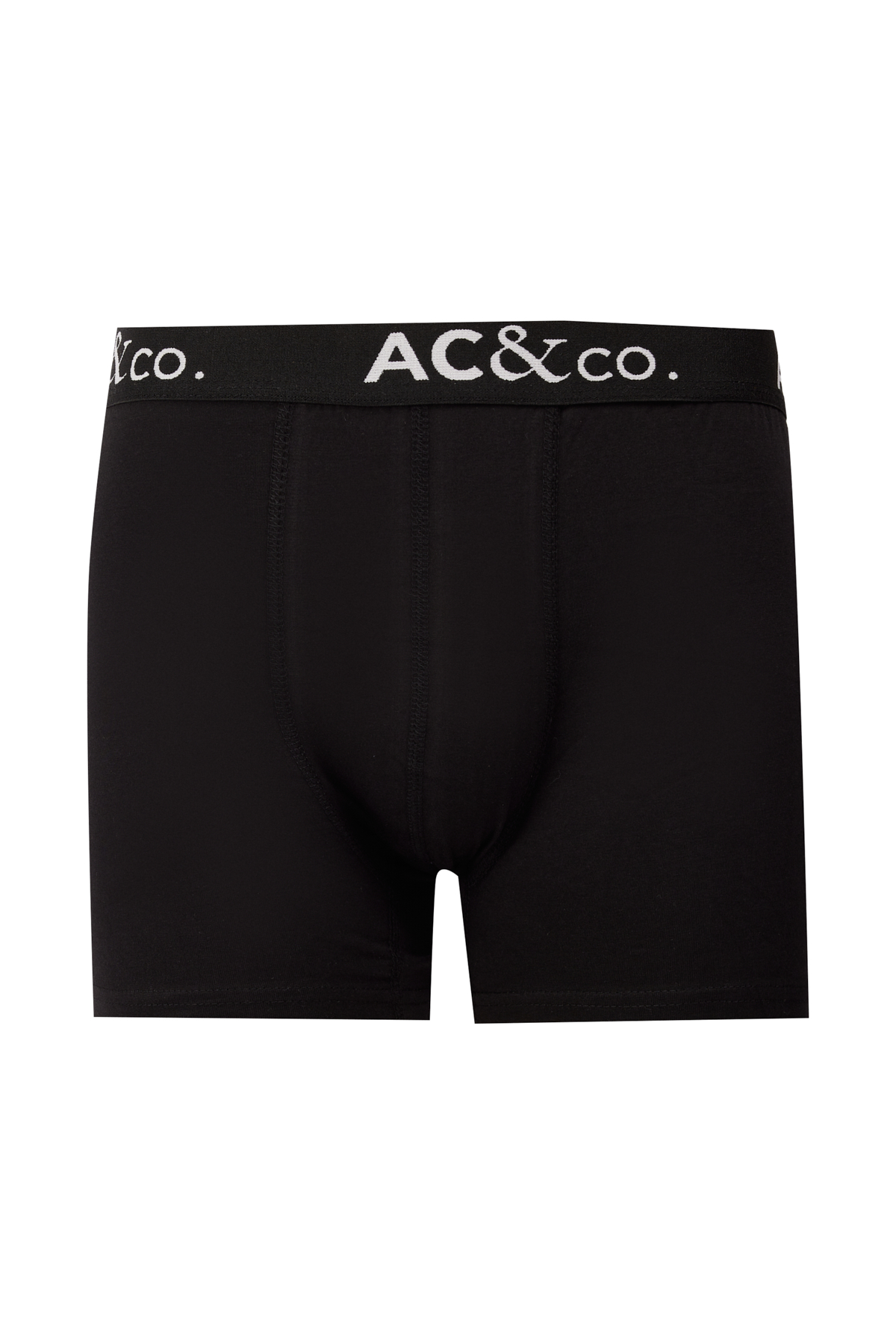 AC&Co / Altınyıldız Classics Erkek Siyah-Antrasit Pamuklu Esnek 3'lü Boxer Paketi görsel 2