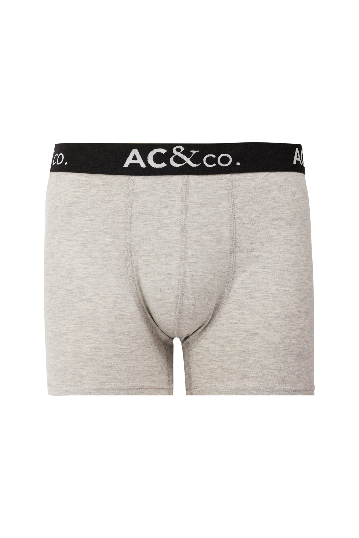 AC&Co / Altınyıldız Classics Erkek Siyah-Antrasit Pamuklu Esnek 3'lü Boxer Paketi görsel 4