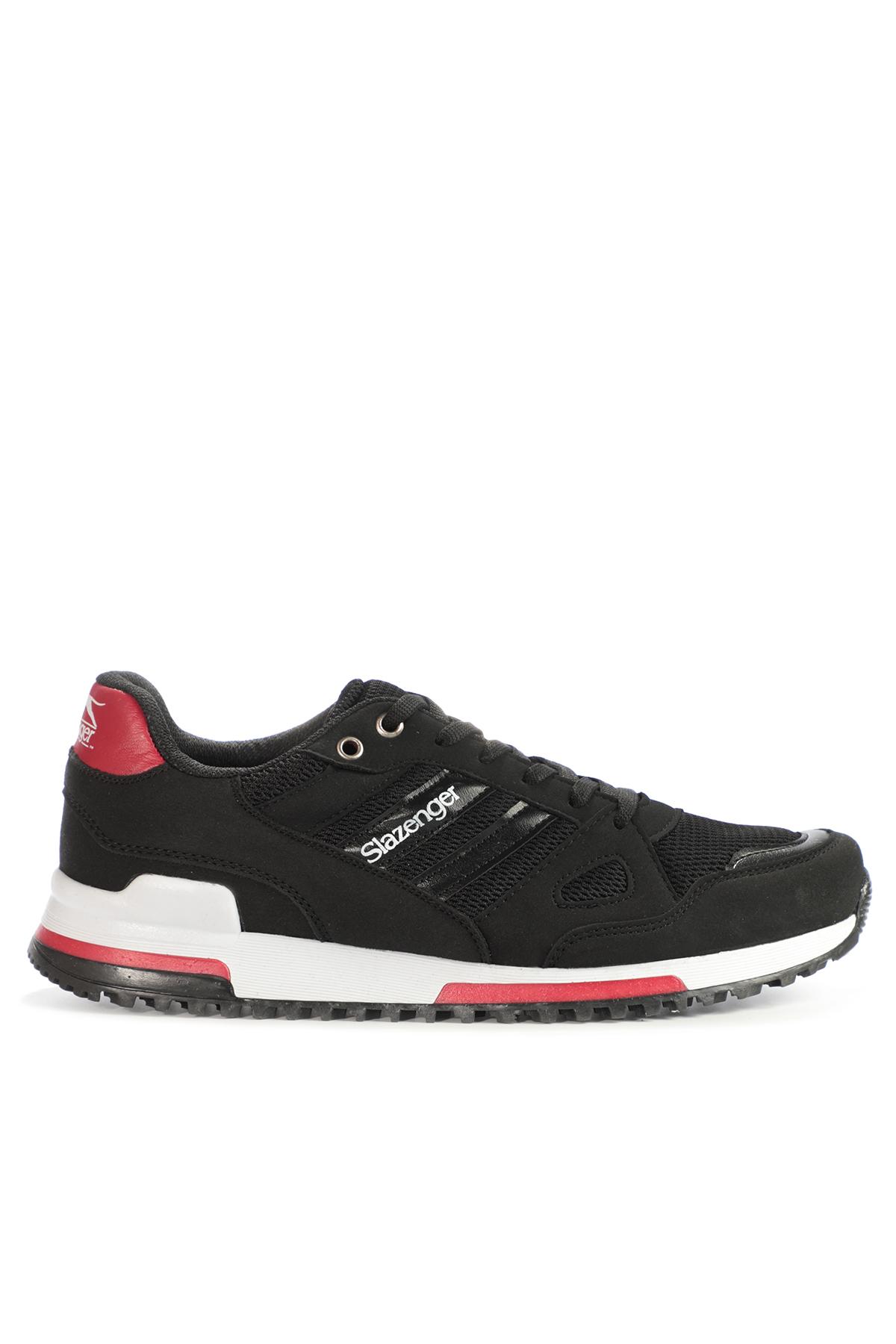 SLAZENGER MAROON I Erkek Sneaker Ayakkabı Siyah / Kırmızı
