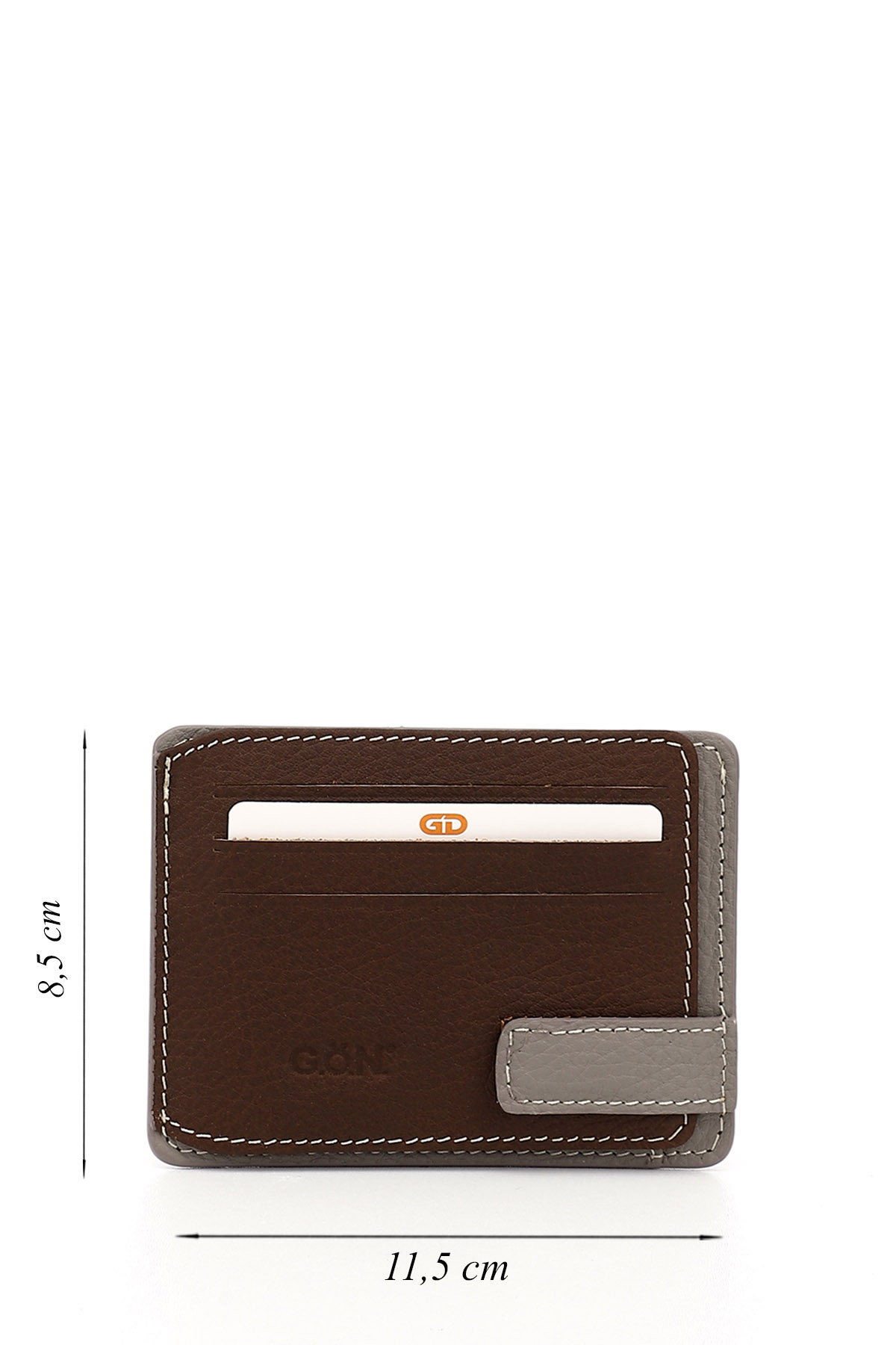 GÖNDERİ(R) TABA Hakiki Deri Unisex Kartlık 06521 görsel 2