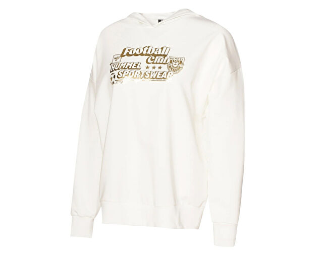 Hummel Albina Oversize Hoodie Kadın Günlük Sweatshirts 922135-9003 Bej görsel 2