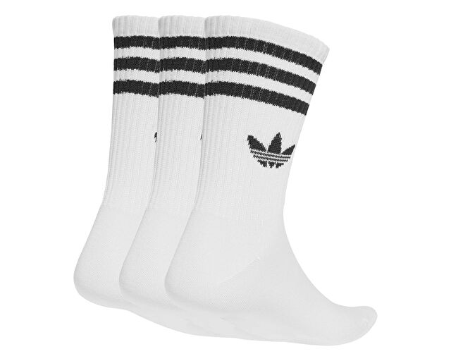 Adidas 3S Crew S 3P Çorap (3 Çift) JV7401 Beyaz görsel 2