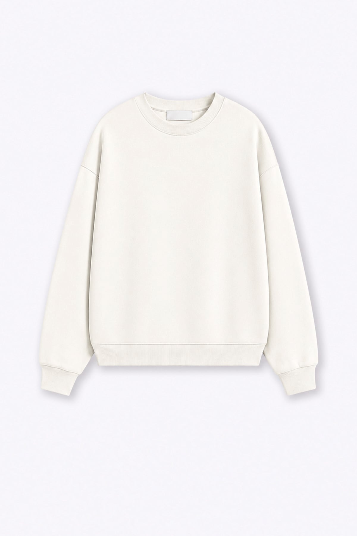 Monila Kadın Premium Kumaş 3 İplik Şardonlu Sırt Baskılı Sweatshirt görsel 2