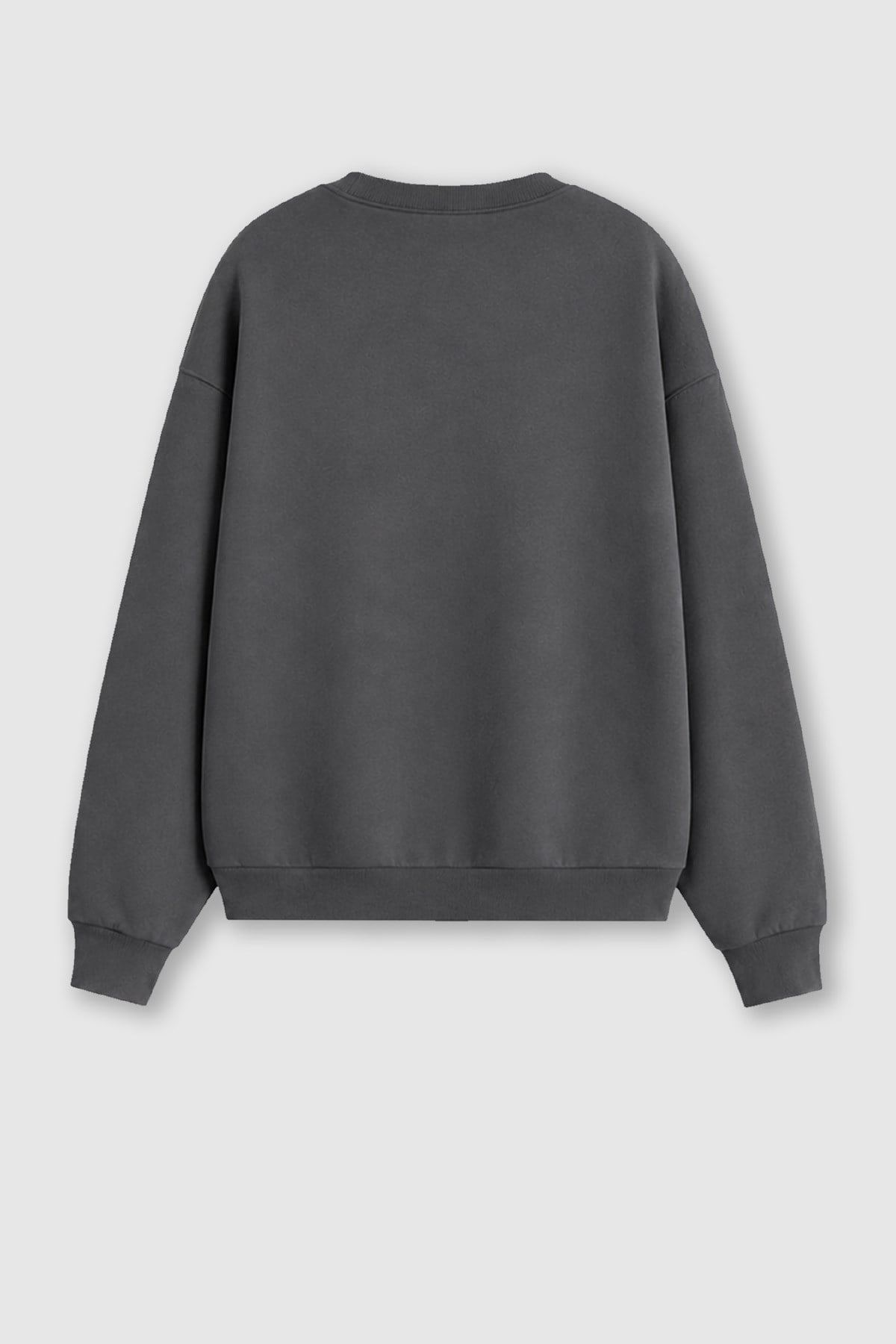 Monila Kadın Premium Kumaş 3 İplik Şardonlu Kedi Baskılı Sweatshirt görsel 2