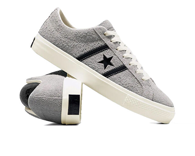 Converse One Star Pro Academy Unisex Günlük Ayakkabı A07619C Gri görsel 5