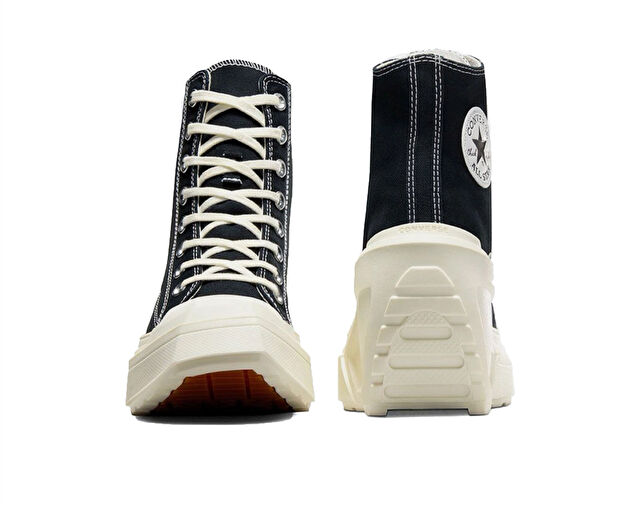 Converse Chuck 70 De Luxe Wedge Hi Kadın Günlük Ayakkabı A06478C Siyah görsel 4