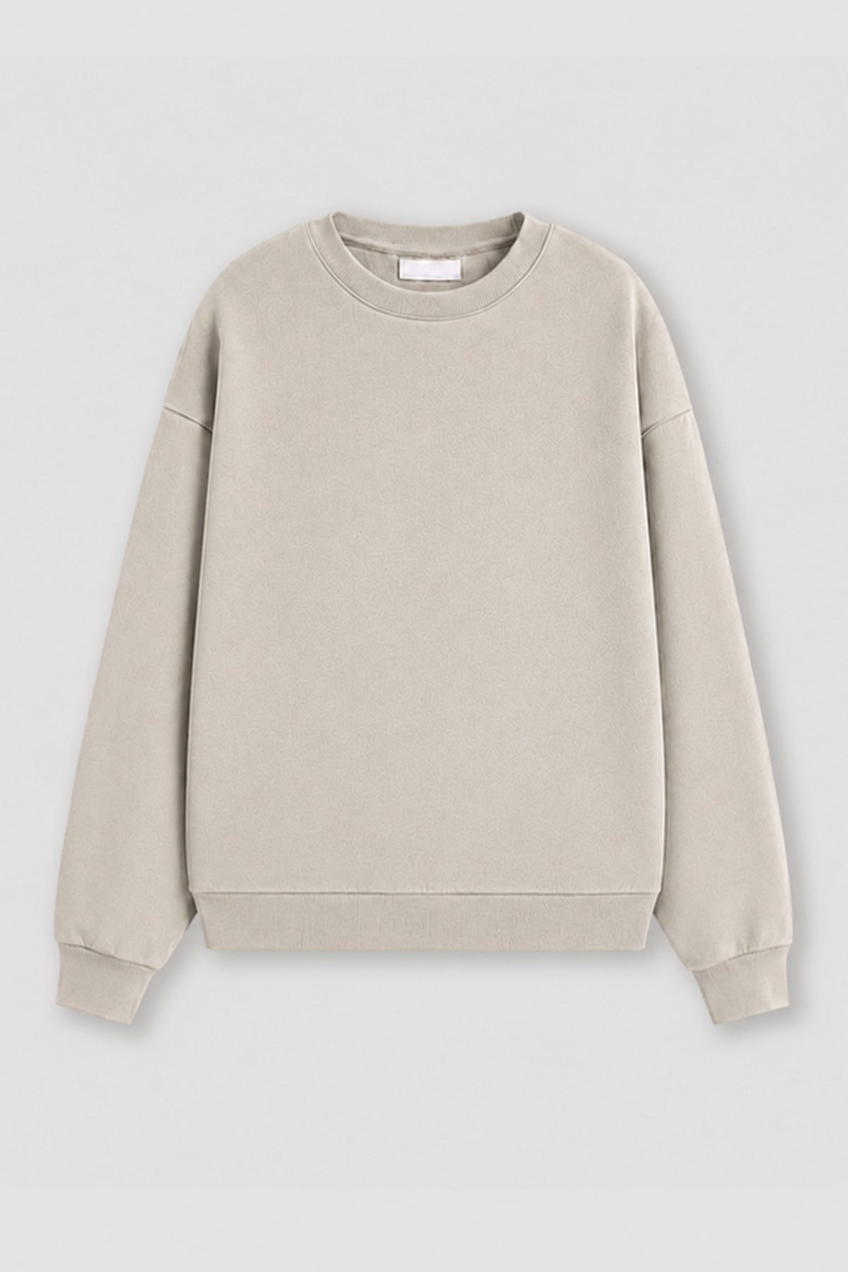 Monila Kadın Premium Kumaş 3 İplik Şardonlu Sırt Baskılı Sweatshirt görsel 2