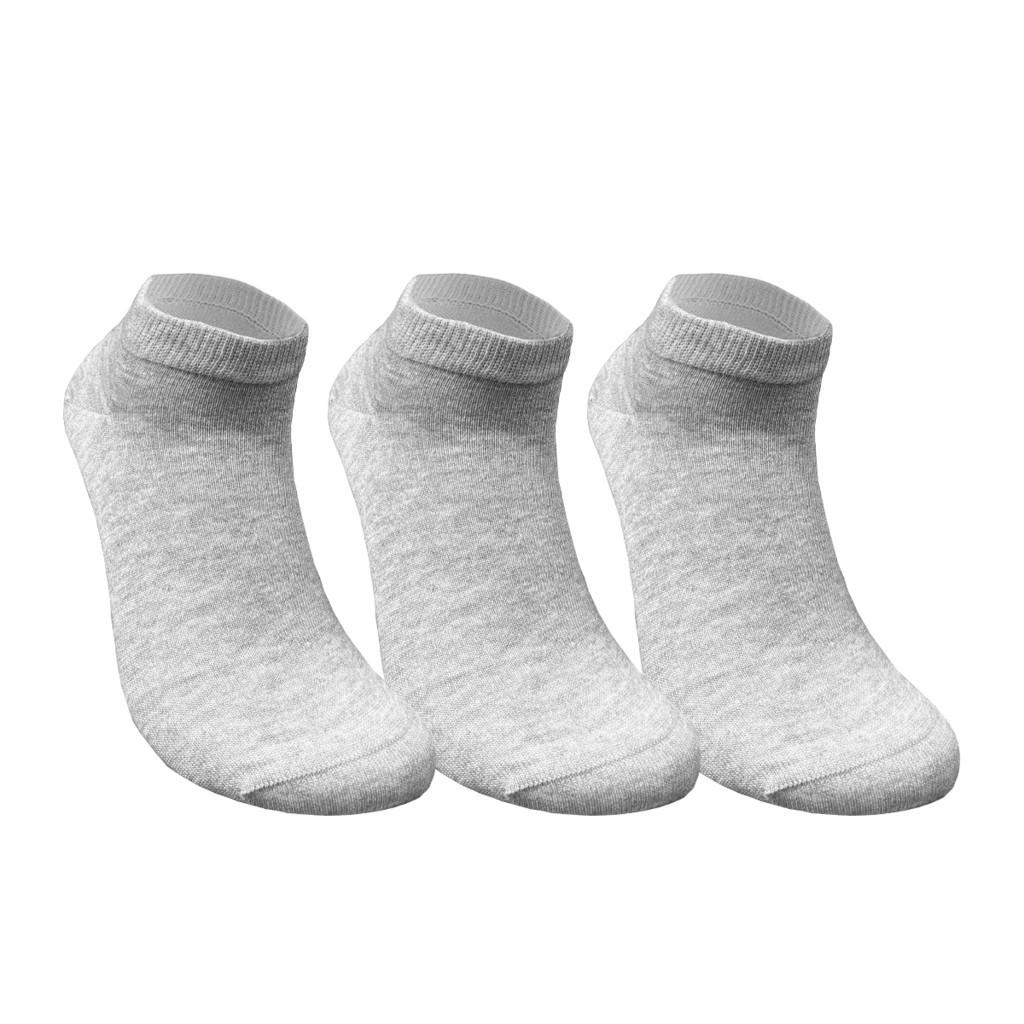 Skadi Mons Ankle 3 Parça Unisex Gri Patik Çorap