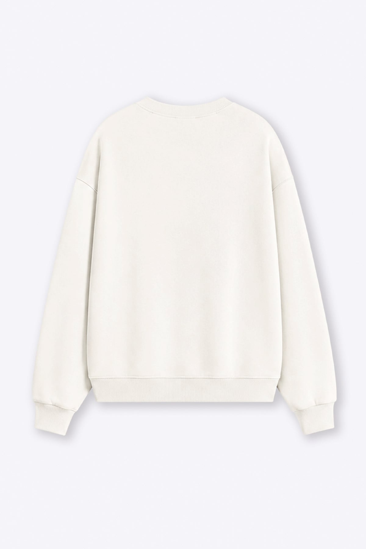 Monila Kadın Premium Kumaş 3 İplik Şardonlu Köpek Baskılı Sweatshirt görsel 2
