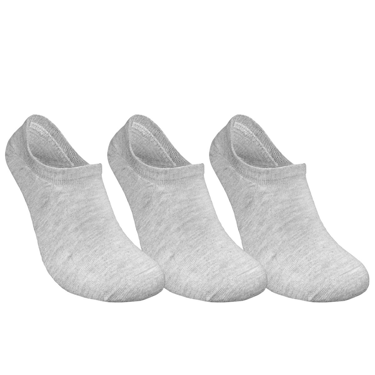 Skadi Mons Sneaker 3 Pack Unisex Gri Çorap