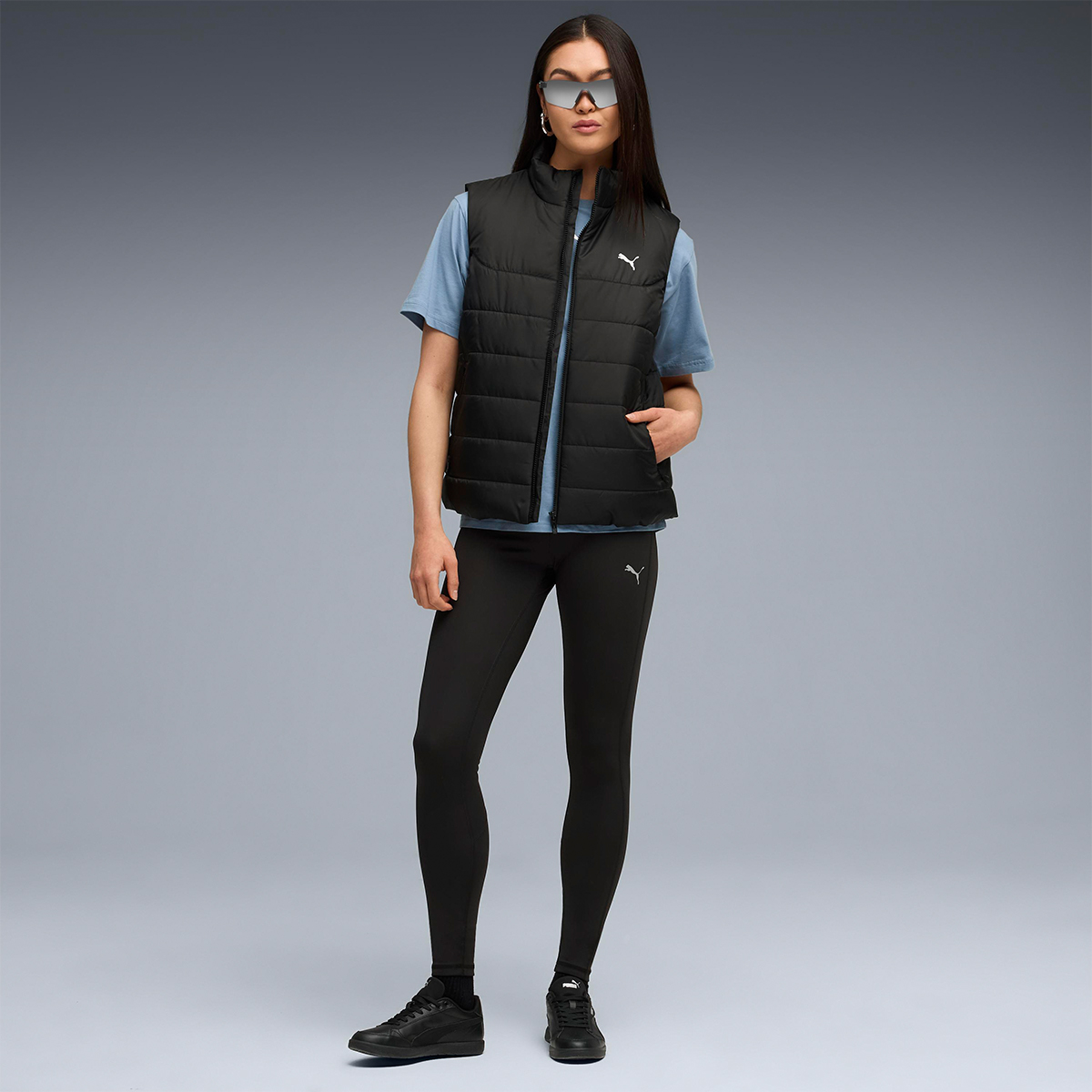 Puma Evostripe High Waist Kadın Siyah Tayt görsel 3