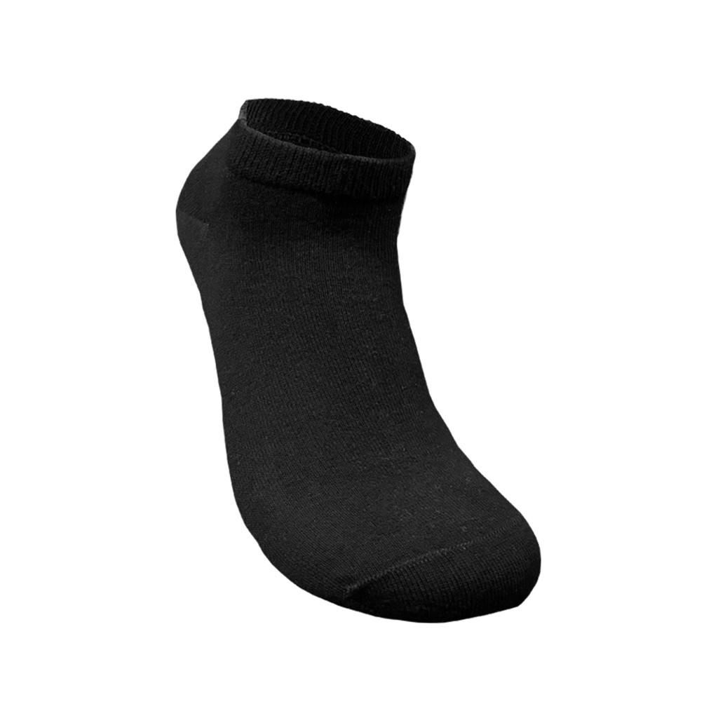 Skadi Mons Bambu Ankle 3 Parça Unisex Siyah Patik Çorap görsel 3