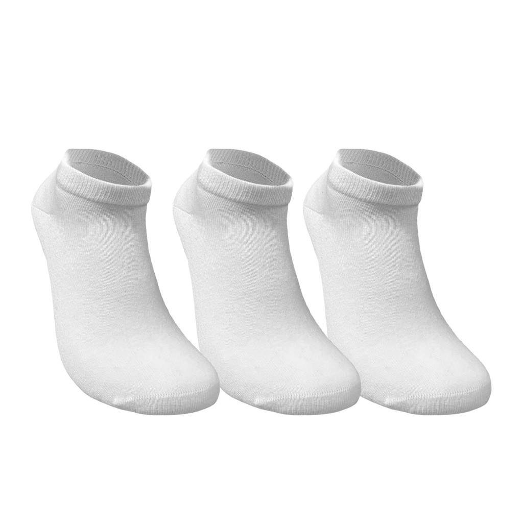Skadi Mons Bambu Ankle 3 Parça Unisex Beyaz Patik Çorap