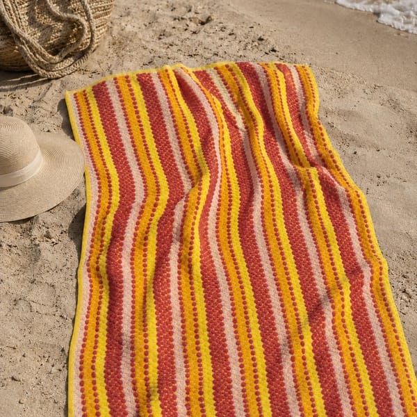 Evidea Soft Tivi Plaj Havlusu - Renkli - 70x140 cm görsel 3