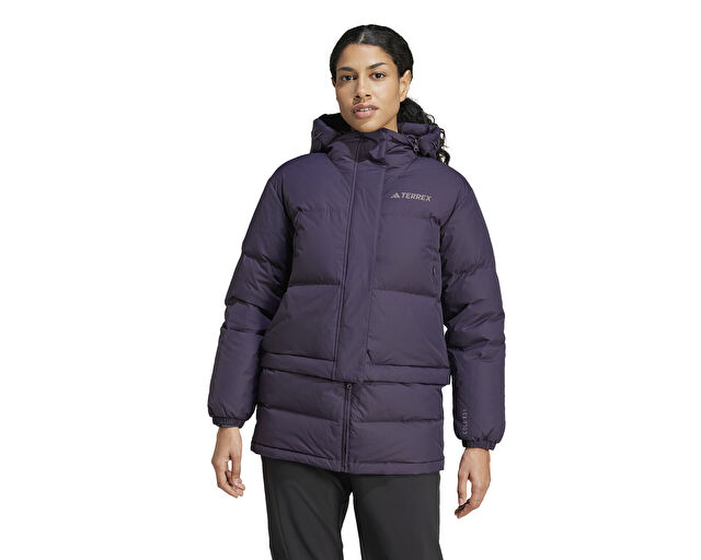 Adidas Terrex Xpl W Goose Jkt Kadın Outdoor Montu IX7930 Mor