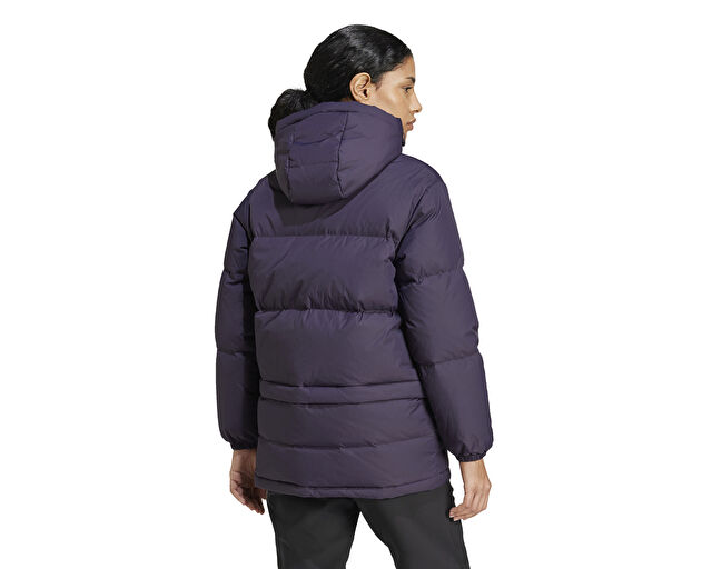 Adidas Terrex Xpl W Goose Jkt Kadın Outdoor Montu IX7930 Mor görsel 2