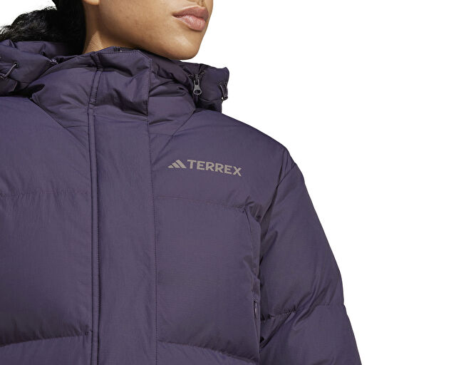 Adidas Terrex Xpl W Goose Jkt Kadın Outdoor Montu IX7930 Mor görsel 7