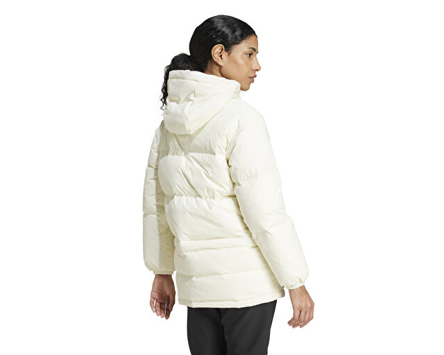 Adidas Terrex Xpl W Goose Jkt Kadın Outdoor Montu IX7929 Krem görsel 2