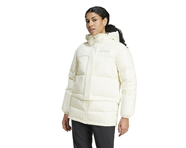 Adidas Terrex Xpl W Goose Jkt Kadın Outdoor Montu IX7929 Krem