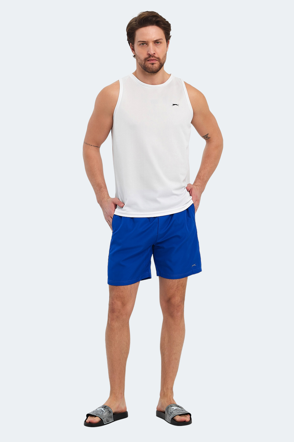 SLAZENGER RABI Erkek Mayo Saks Mavi görsel 6