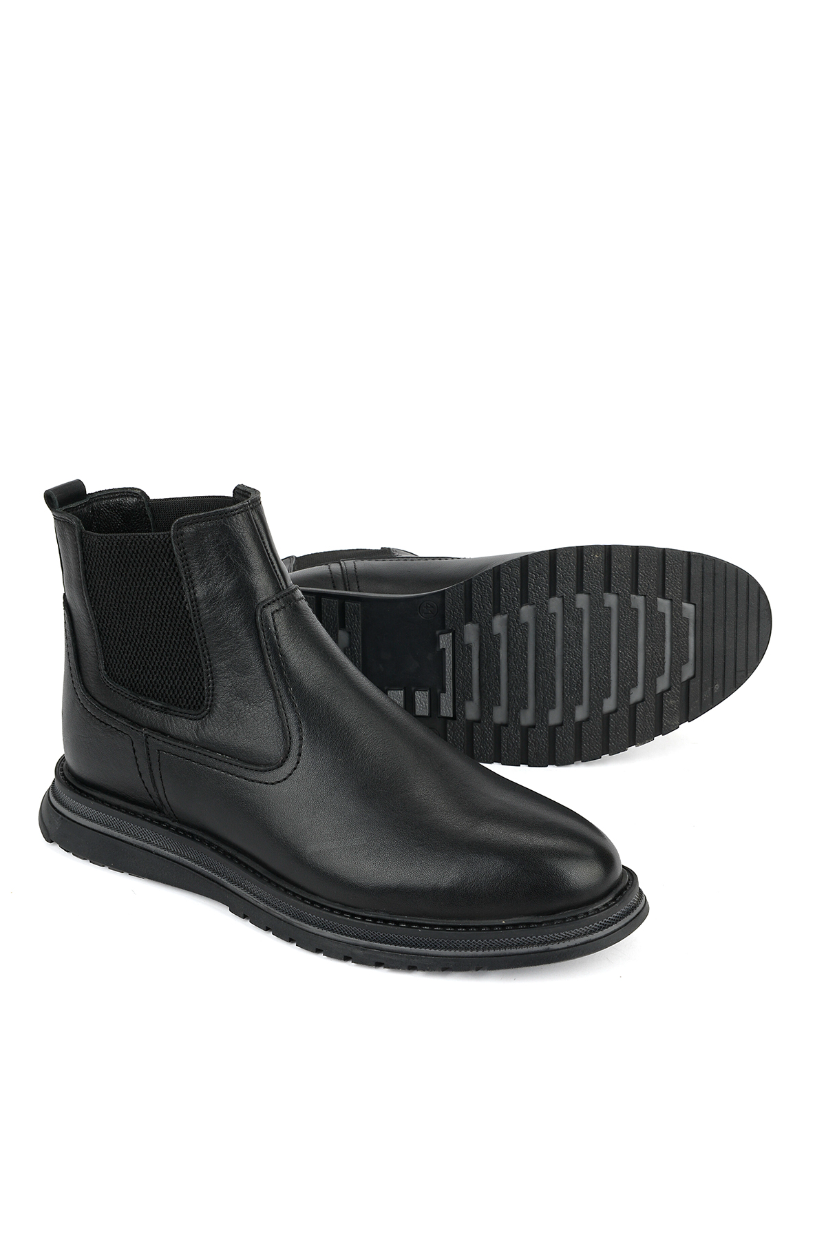 Ziya Ayakkabı Erkek Hakiki Deri Boots 1631002Z3145 Siyah görsel 4