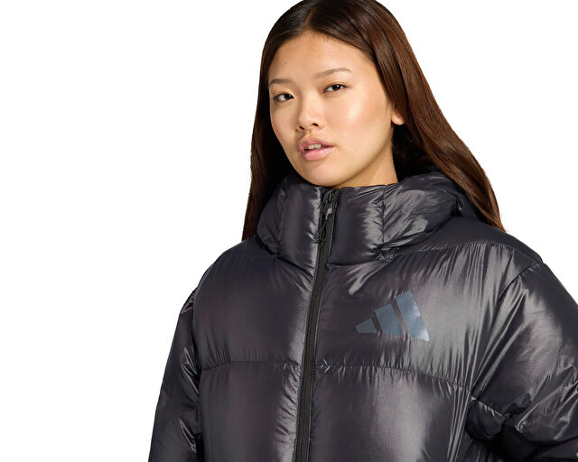 Adidas W Z.N.E. Puffer Kadın Günlük Mont JL6907 Siyah görsel 5