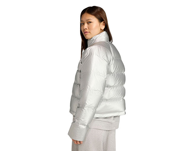 Adidas W Holiday D Jkt Kadın Günlük Mont JM9197 Gri görsel 2