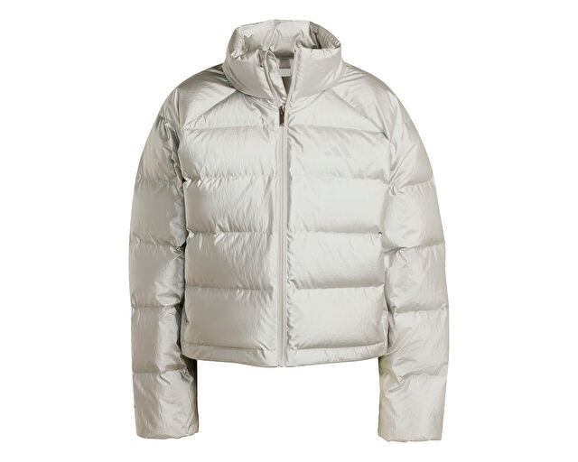 Adidas W Holiday D Jkt Kadın Günlük Mont JM9197 Gri görsel 6