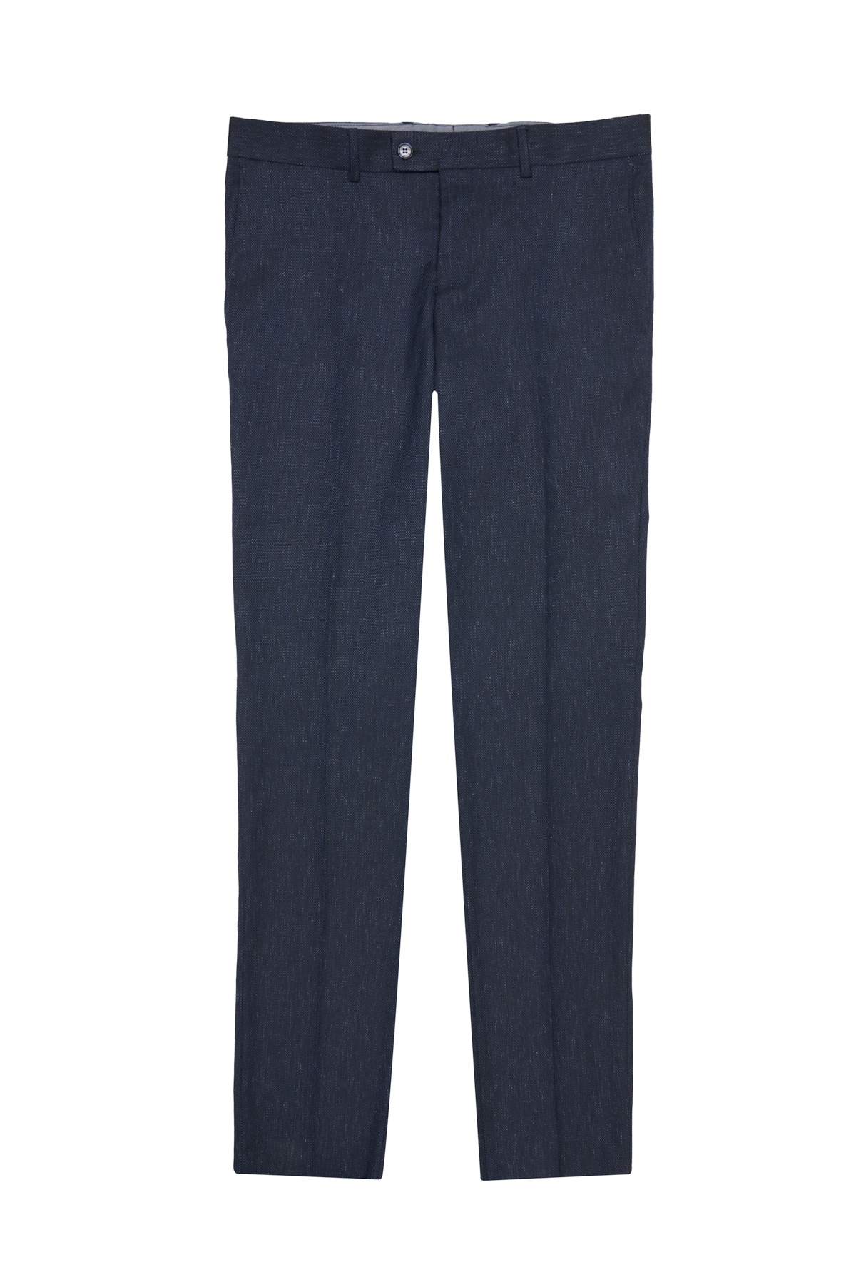 Altınyıldız Classics Erkek Koyu Lacivert Slim Fit Dar Kesim Mono Yaka Desenli Yelekli Takım Elbise görsel 5