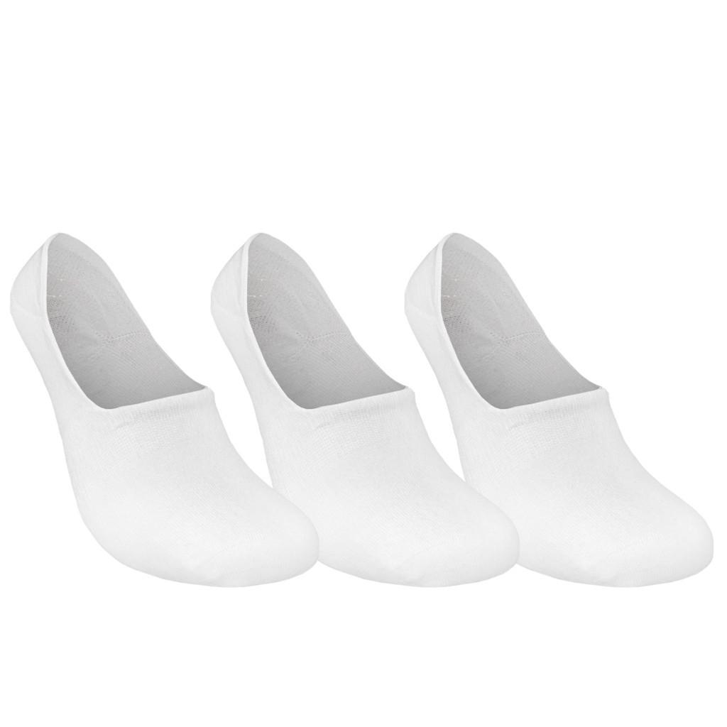 Skadi Mons Invisible 3 Parça Unisex Beyaz Babet Çorap