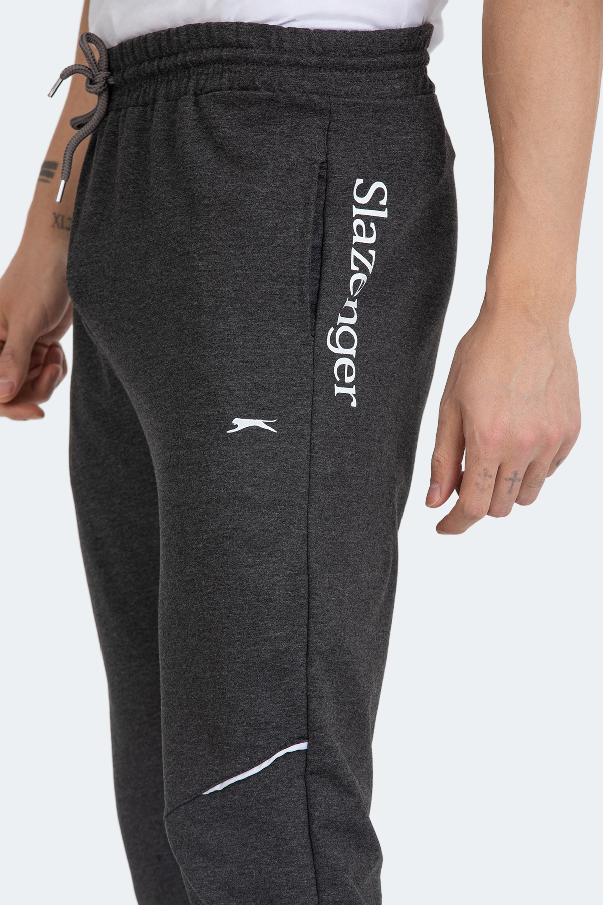 SLAZENGER PAPA Erkek Eşofman Altı Koyu Gri görsel 6